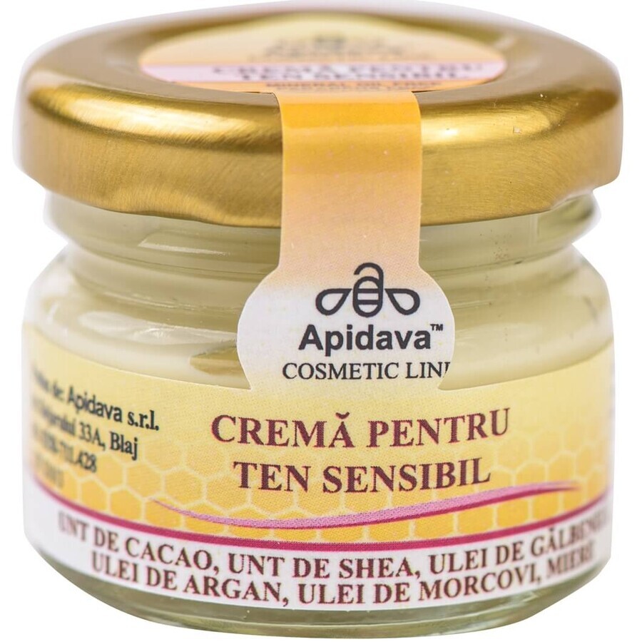 Crema per pelli sensibili, 30 ml, Apidava