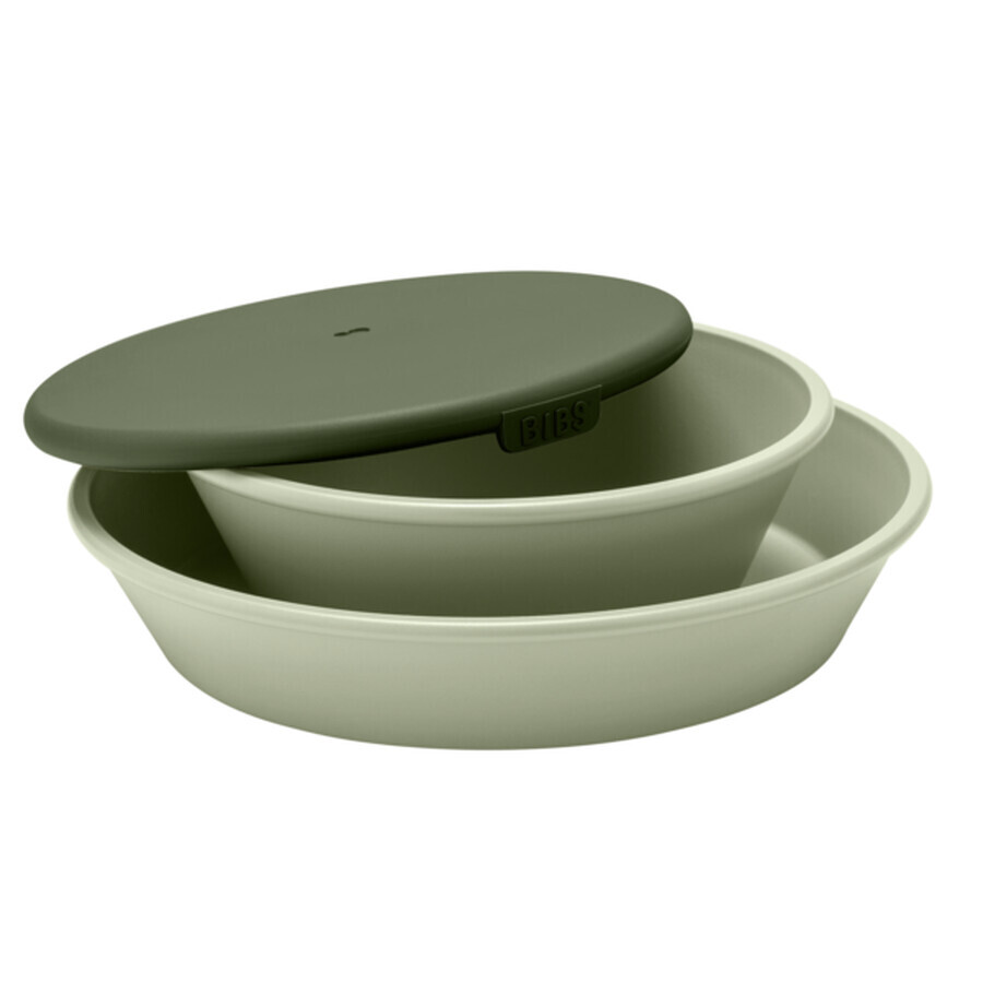 Diversification and feeding plate set, Sage, Bibs