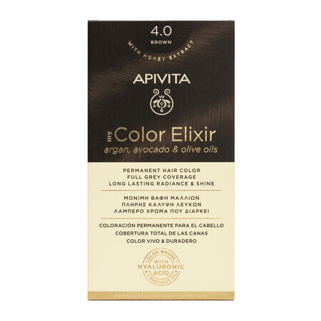 Haarkleur My Color Elixir, tint 4.0, Apivita