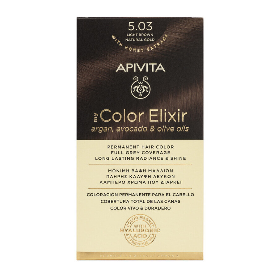My Color Elixir haarverf, tint 5.03, Apivita