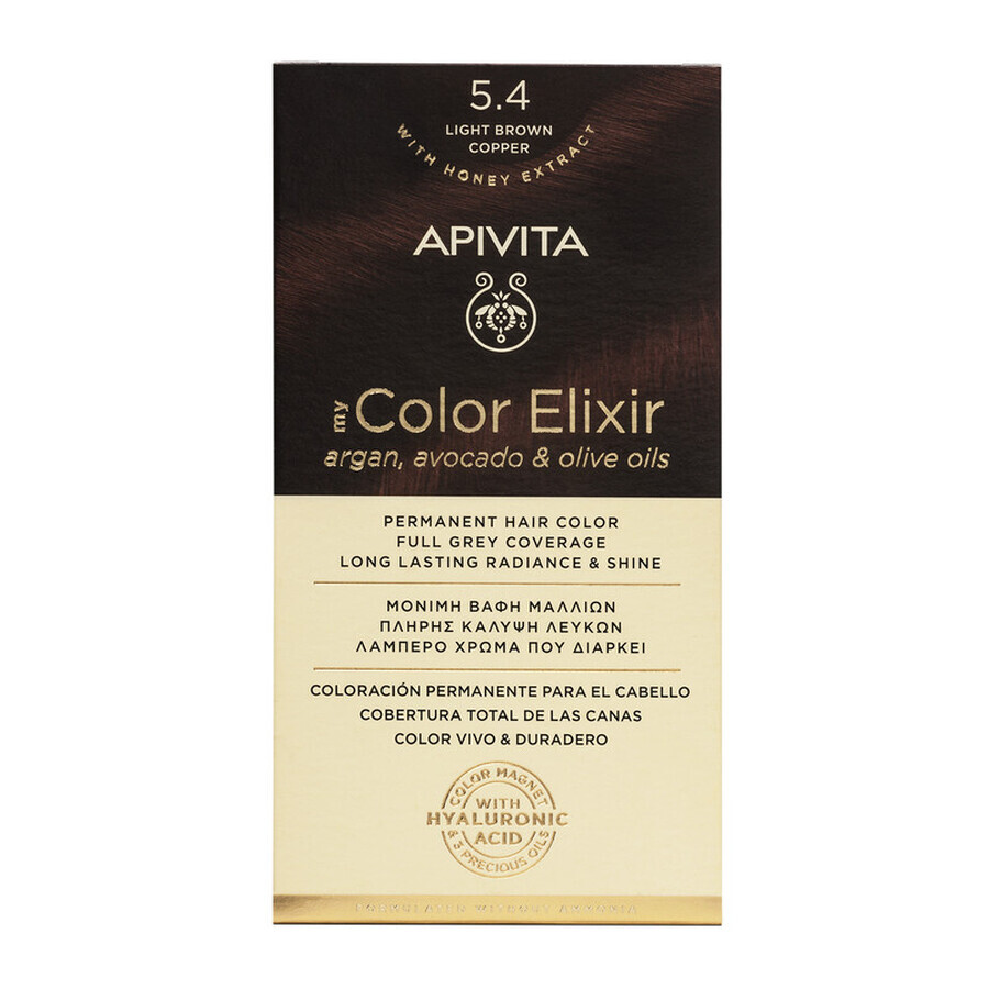 My Color Elixir haarverf, tint 5.4, Apivita