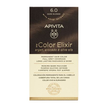 Teinture My Color Elixir, nuance 6.0, Apivita