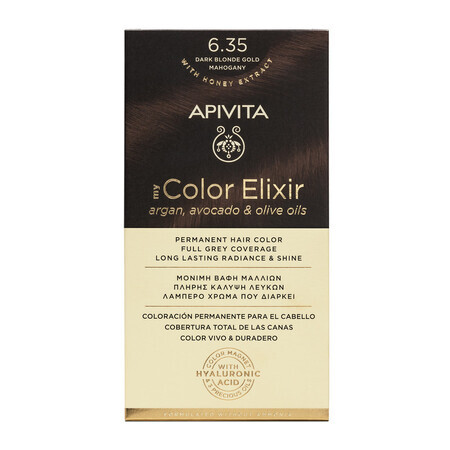My Color Elixir haarverf, tint 6.35, Apivita