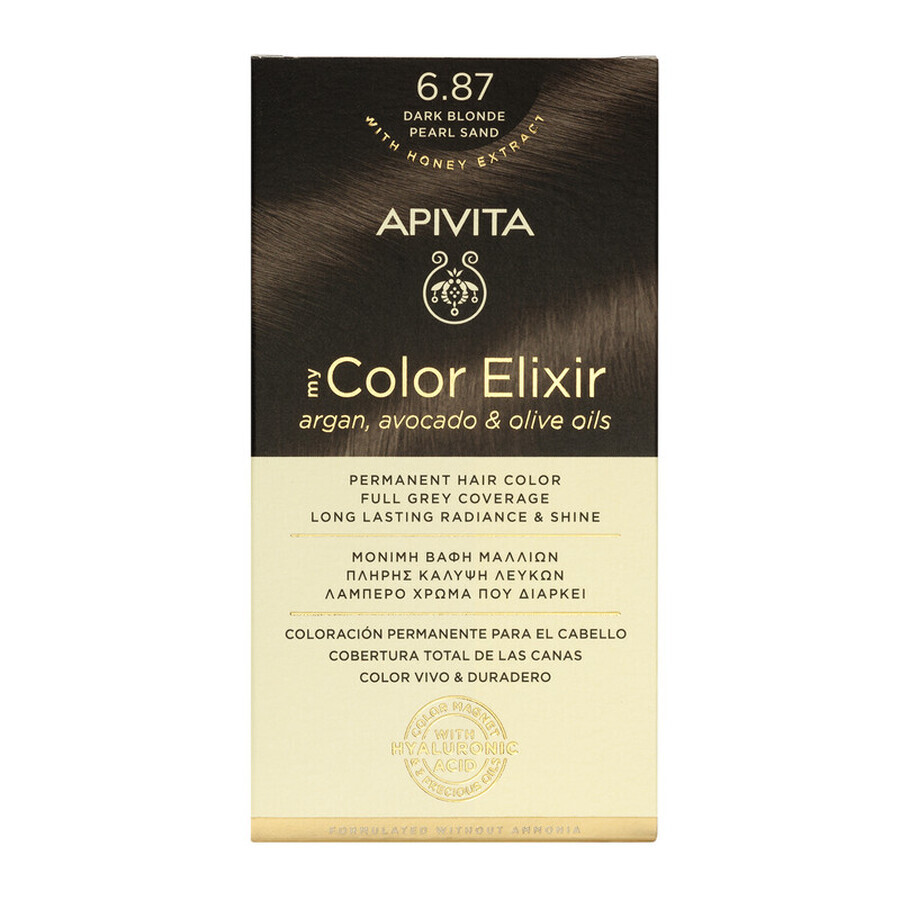 My Color Elixir haarverf, tint 6.87, Apivita