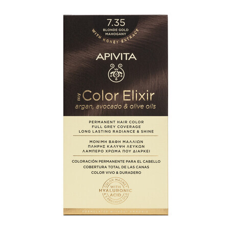 My Color Elixir haarverf, tint 7.35, Apivita