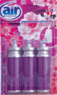 Air Menline Deodorante spray di ricambio per ambienti al gusto di ciliegia, 3 pz