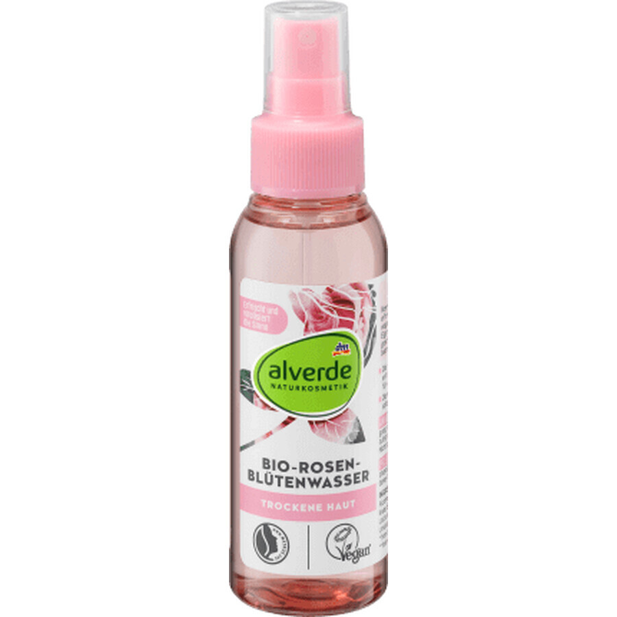 Alverde Naturkosmetik Acqua viso alle rose ecologiche, 100 ml