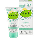 Alverde Naturkosmetik Hamamelis Gezichtscrème 24h sensitive, 50 ml