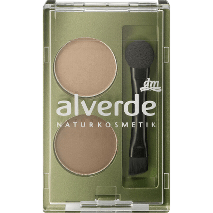 Alverde Naturkosmetik Wenkbrauw blush duo 02, 1,6 g