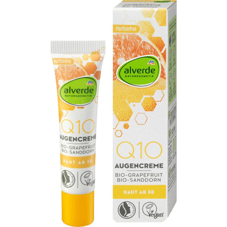 Alverde Naturkosmetik Q10 Augengel, 15 ml