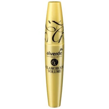 Alverde Naturkosmetik Wimperntusche Glamouröses Volumen, 17 ml