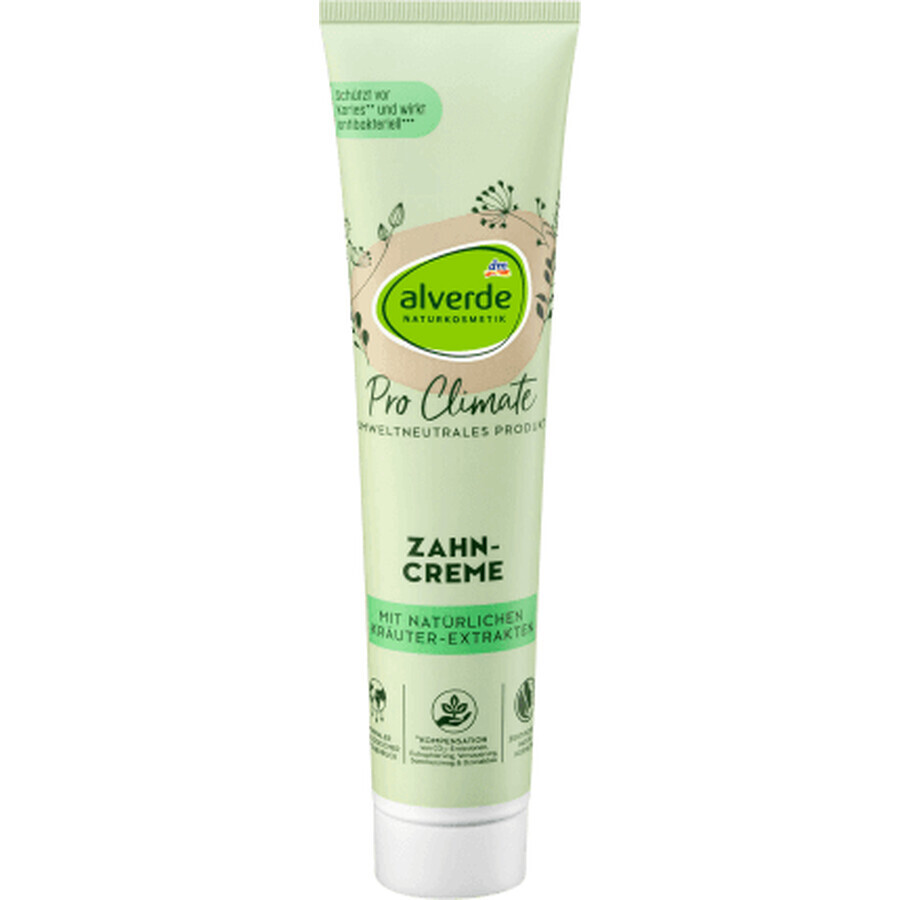 Alverde Naturkosmetik Pro Climate pastă de dinți din plante, 125 ml