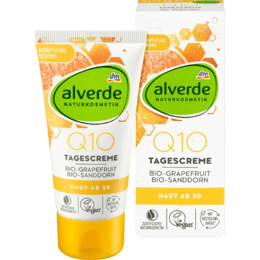 Alverde Naturkosmetik Q10 ECO Grapefruit &amp; ECO Sea Buckthorn Day Cream, 50 ml