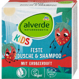 Alverde Naturkosmetik Sapone doccia e shampoo per bambini, 60 g