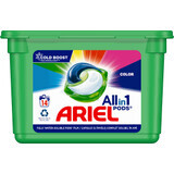 Ariel Wasmiddelcapsules All in One PODS Kleur 14 wasbeurten, 14 stuks