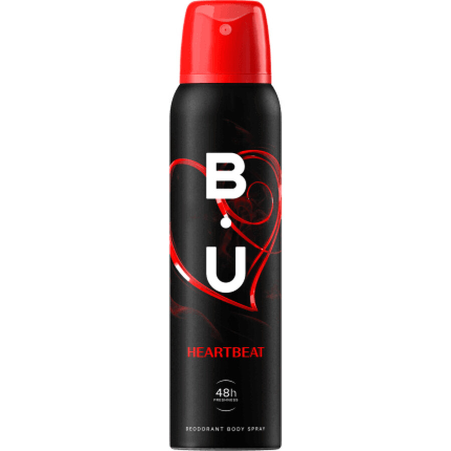 B.U. HEARTBEAT Deodorant spray pentru corp, 150 ml