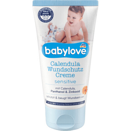 Babylove Sensitive Wound Protection Cream with Marigold, 75 ml
