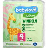 Babylove nature Eco Windeln Nr. 4, 34 Stück