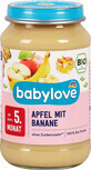 Babylove Appel- en bananenpuree 5+, 190 g