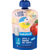 Babylove Appelmoes met bananen en ECO haver vanaf 1 jaar, 100 g