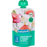 Babylove Purée de melon avec banane et pomme ECO, 12+, 100 g