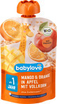 Babylove Sachets de mangue avec orange et pomme ECO, 12+, 100 g
