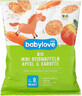 Babylove Rijstrondjes met appel en wortel, 8+, 35 g