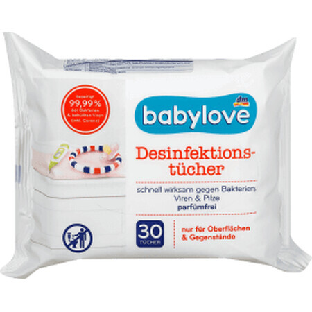 Babylove Desinfectiedoekjes, 30 stuks