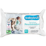 Babylove Sensitive Feuchttücher, 80 Stück