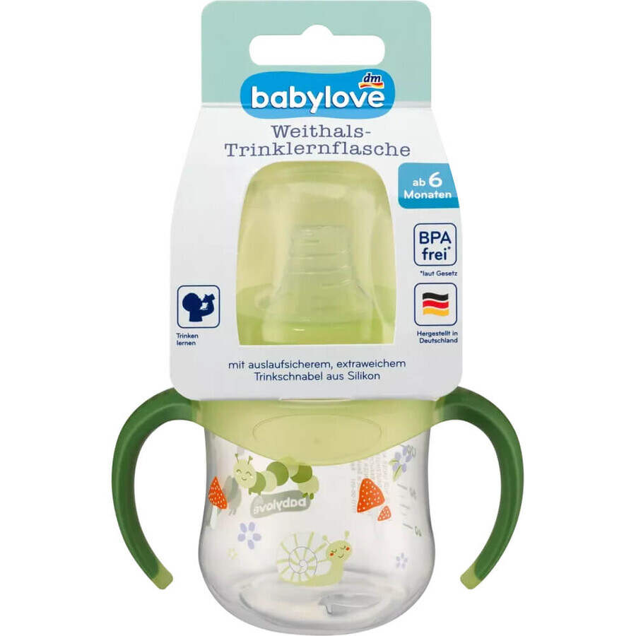 Babylove Babyfles met handvatten, vanaf 6 maanden, 150 ml