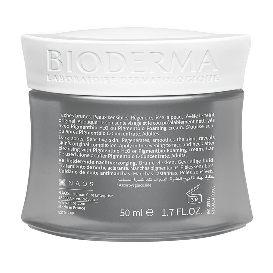 Bioderma Pigmentbio Crème de nuit régénérante, 50 ml
