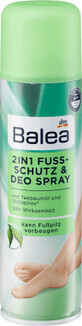 Balea deodorante spray 2in1 e protezione per i piedi, 200 ml