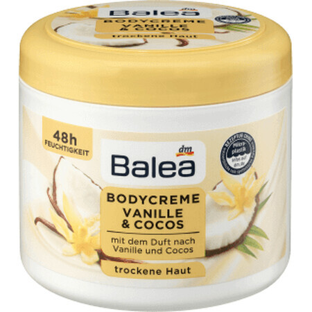 Balea Crème pour le corps à la vanille et à la noix de coco, 500 ml