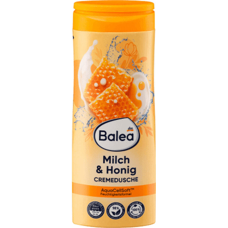 Balea Crème de douche au lait et au miel, 300 ml