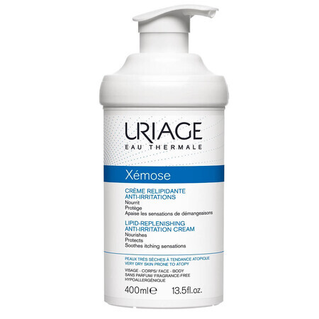 Xemose crème relipidante, 400 ml, Uriage