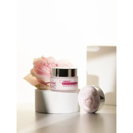 Crema Rimodellamento Contorno Viso, Gerovital H3 Evolution Perfect Look, 50 ml, Farmec