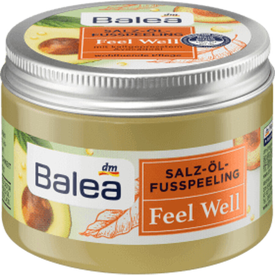 Balea Feel Well peeling gambe con sale e olio, 150 ml