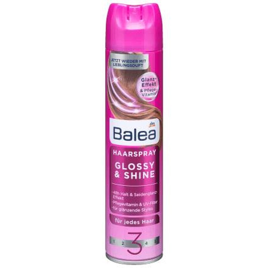 Balea Glossy &amp; Shine haarlak, 300 ml