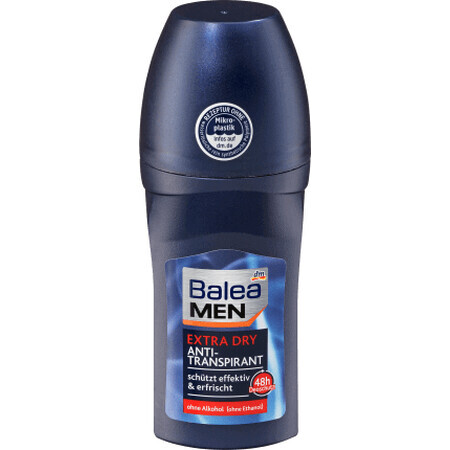 Balea MEN Deodorant roll-on extra dry bărbați, 50 ml