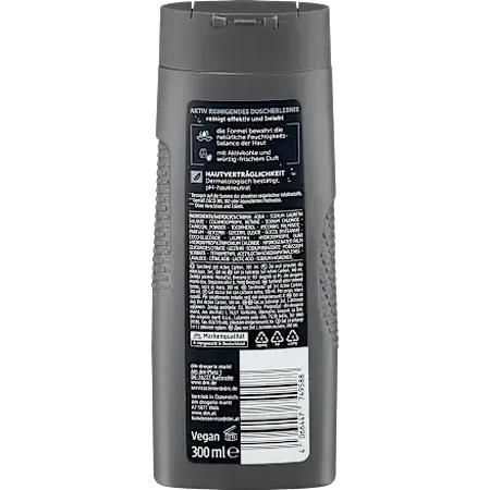 Balea MEN Duschgel Active Carbon 3 in 1, 300 ml