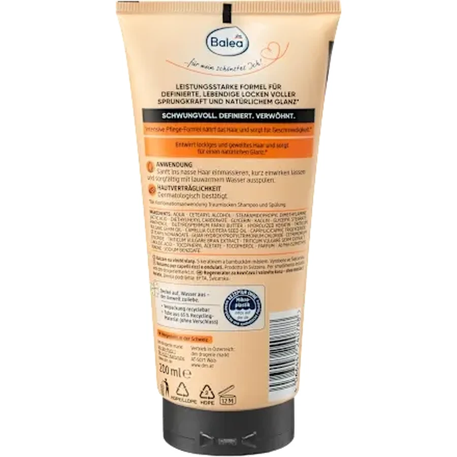 Balea Professional Conditioner for curls, 200 ml