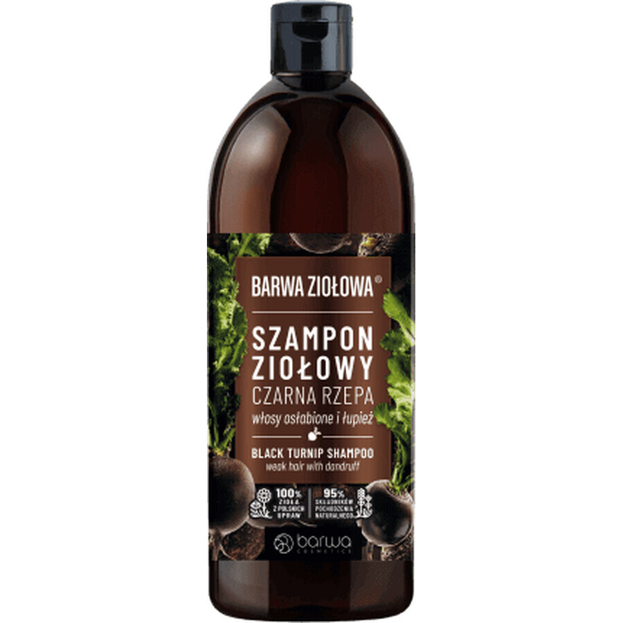 Barwa Haarshampoo met zwarte radijs, 480 ml