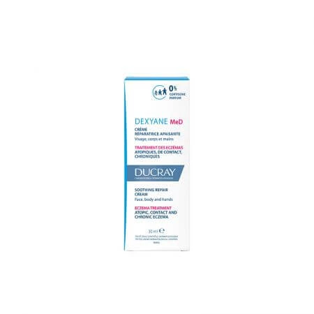 Krem regenerująco-łagodzący Dexyane MED, 30 ml, Ducray: ceny i cechy