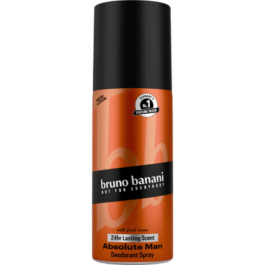 Bruno banani Deodorante spray per uomo, 150 ml