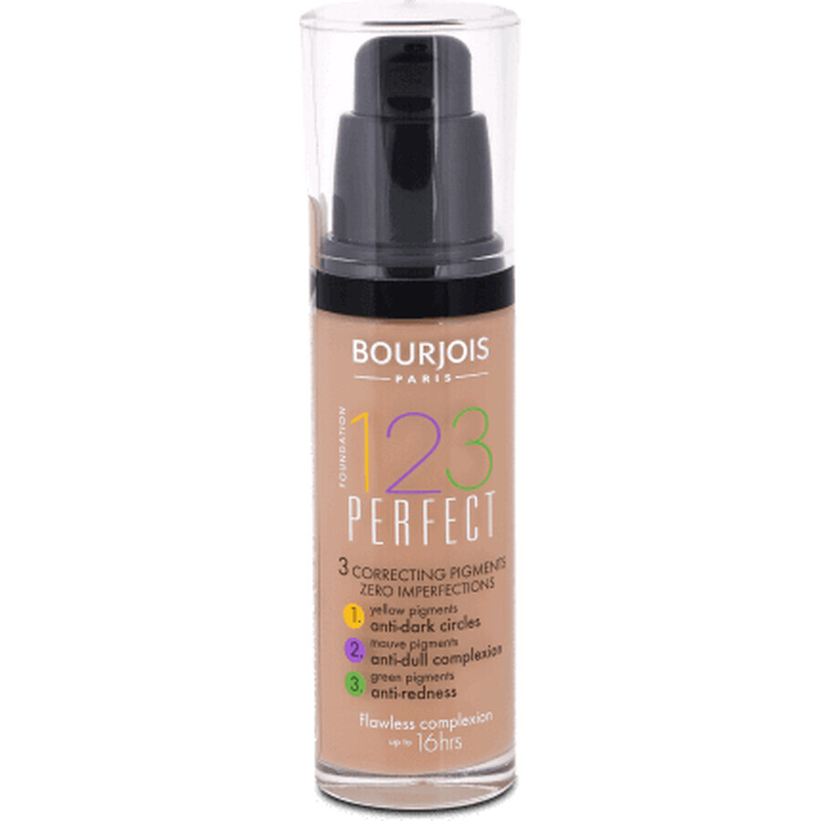 Buorjois Paris 123 Fondotinta Perfetto 54 Beige, 30 ml