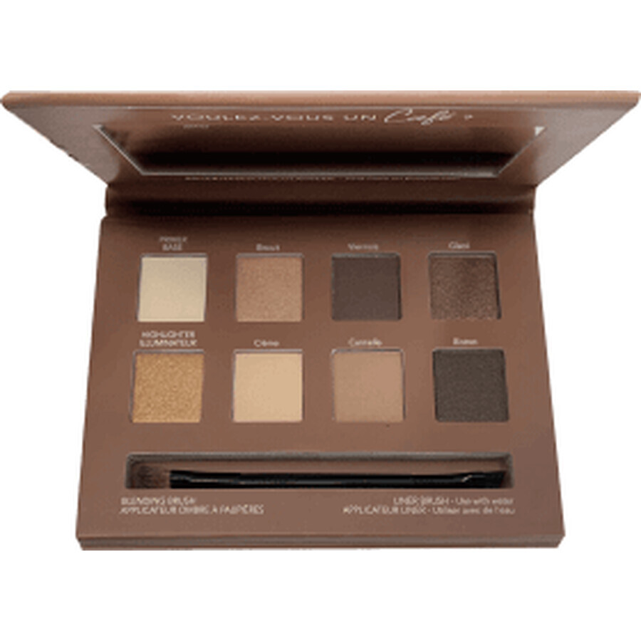 Buorjois Paris Rue du Café Chocolat Nude Edition Rouge Palette, 7,68 g