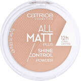 Catrice All Matt Plus Shine Control cipria compatta 025 Beige Sabbia, 10 g