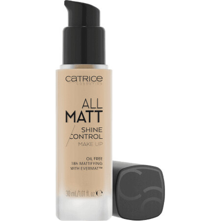 Fondotinta Catrice All Matt Shine Control 020N Nude Beige, 30 ml