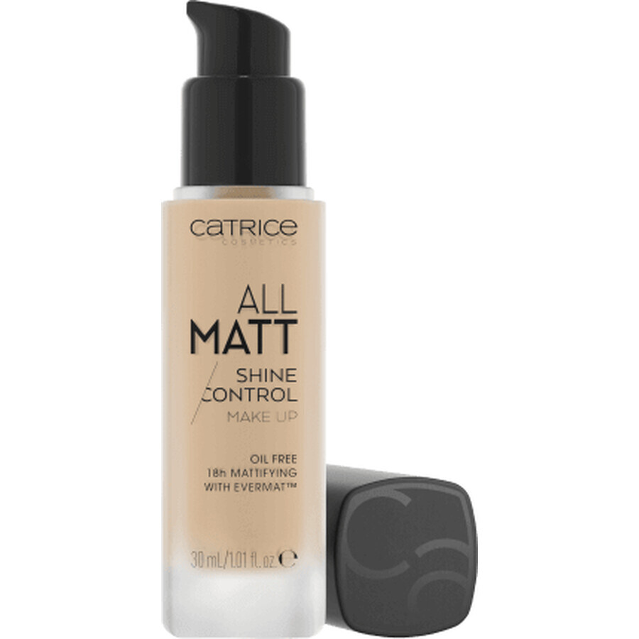 Fondotinta Catrice All Matt Shine Control 020N Nude Beige, 30 ml