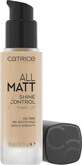 Catrice All Matt Shine Control fond de ten 020N Nude Beige, 30 ml